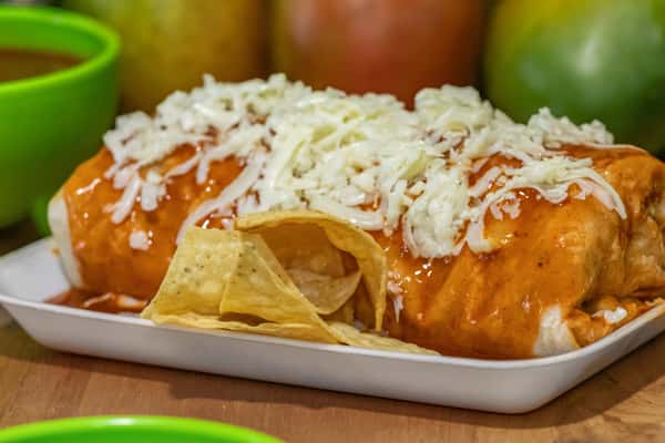 Salsa Roja Wet Burrito