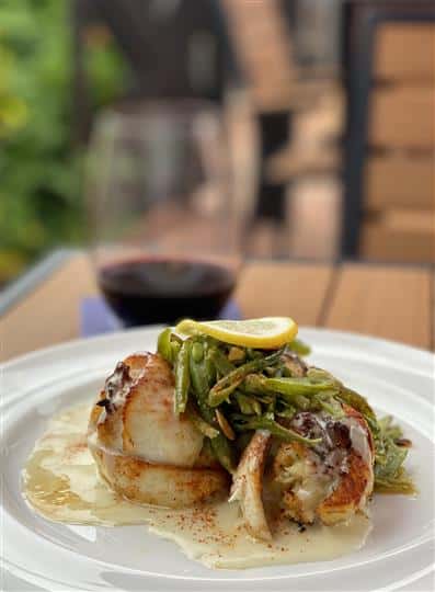 fish and vegetable entree