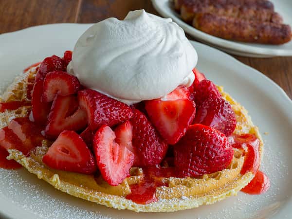 Strawberry waffle