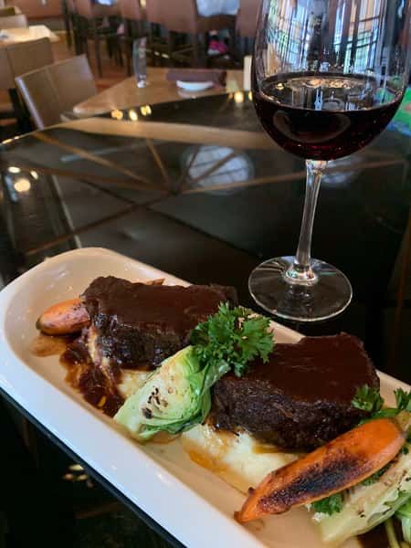 Braised Short Ribs Dinner Menu Bayside Restaurant Fine Dining Restaurant in Newport Beach, CA