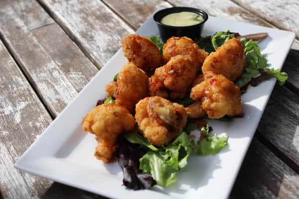 Fried Cauliflower With Spicy Teriyaki & Yuzo Sauce