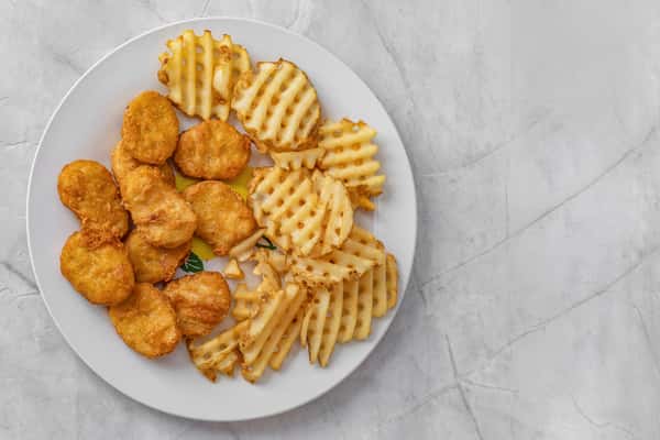 chicken nuggets shot