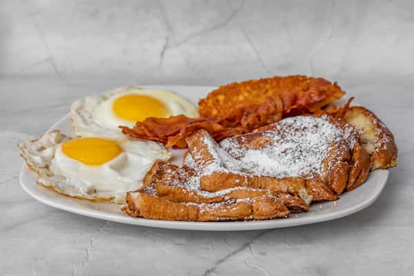french toast platter shot