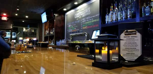 Interior shot of Odd Fellows brewery