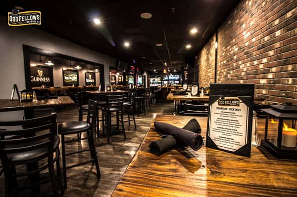 Interior shot of Odd Fellows brewery