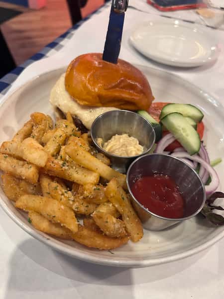 Lamb Cheeseburger