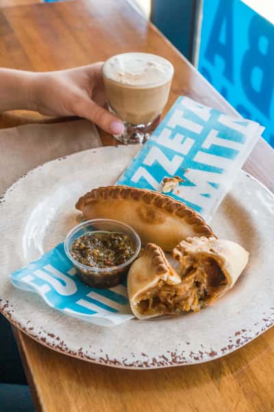 empanadas and coffee