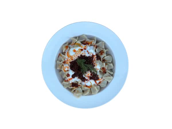 Manti ( beef dumplings )