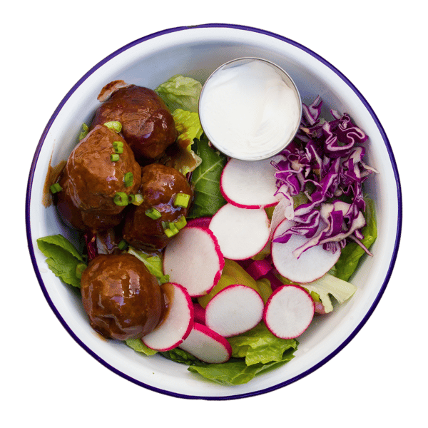 Angus Beef Koftedes (salad)