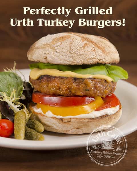 September 18th is National Cheeseburger Day! Urth Caffé is joining the celebration to provide a healthier option for meat lovers. 🍔❤️

It's a fan-favorite! The Turkey Burger is a thick moist and juicy turkey patty, grilled and served on an in-house baked rustic roll with Dijon mustard, mayonnaise, farm-fresh lettuce and sliced seasonal heirloom tomatoes. Cheeses such as Monterey Jack, Mozzarella, Jarsburg or plant-based Almond cheese can be added. * Locally grown, farm-fresh mixed green salad can be added upon request.

Accompanying this meal, a mixed greens salad with locally grown ingredients, farm-fresh and served upon request.

*For an additional charge

#urthcaffe #nationalcheeseburgerday #turkeyburger #healthconscious #farmfresh