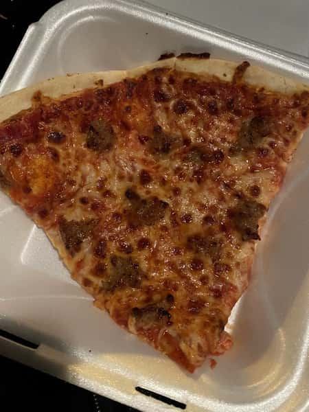 JUMBO Slice of Sausage Pizza
