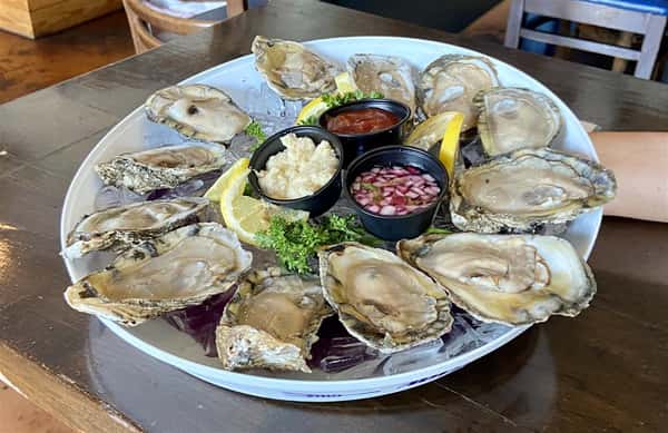 *Raw Oysters - Dine in only. Not available for take out.