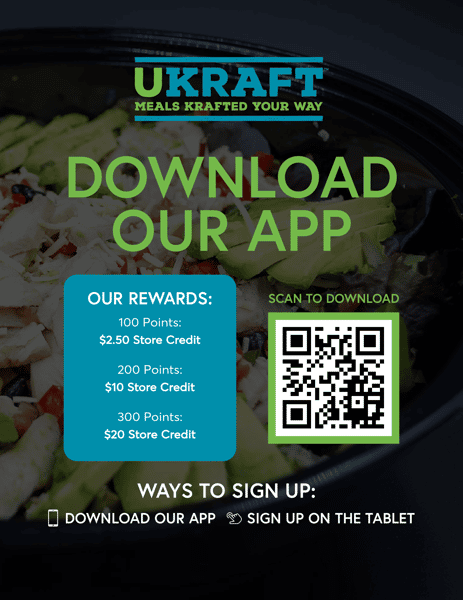 Download Our App. Our Rewards 100 Points: $2.50 Store Credit, 200 Points: $10 Store Credit, 300 Points: $20 Store Credit. Sign up for our app 
