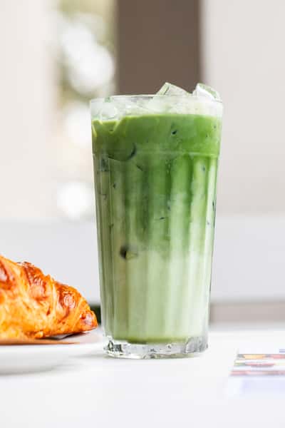 Banana Bread Matcha Latte