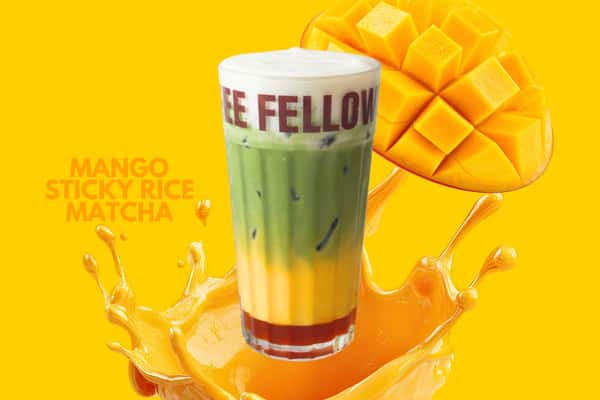 Mango Sticky Rice Matcha