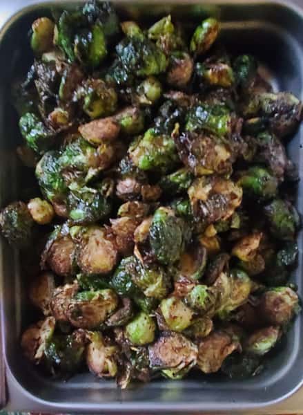 Lightly Fried Brussel Sprouts