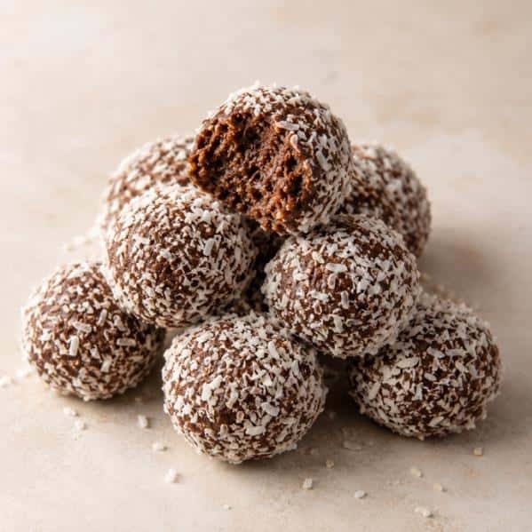 Choco-Coconut Balls