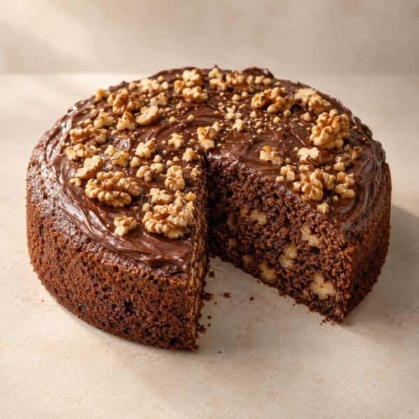 Chocolate Walnut Cake