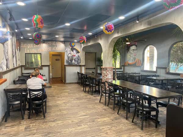 Inside of the restaurant