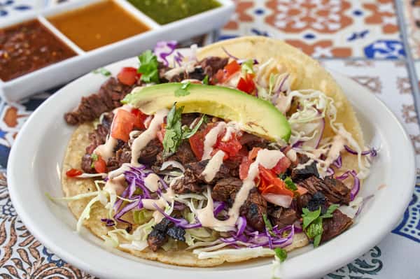 carne asada tacos