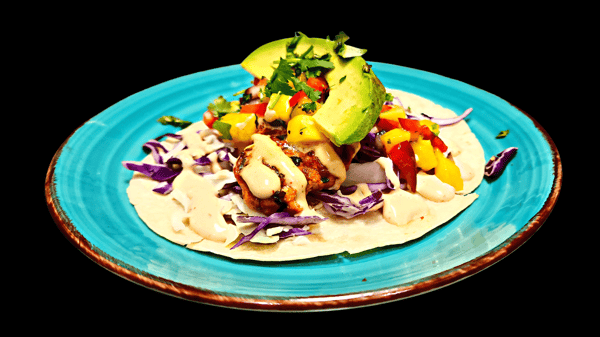 Mango Salmon Taco