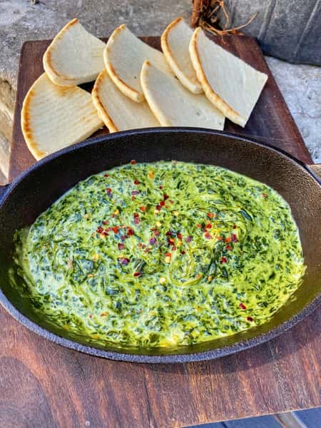Bombay spinach dip