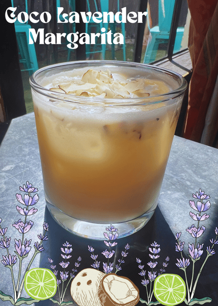 Coconut Lavender Margearita