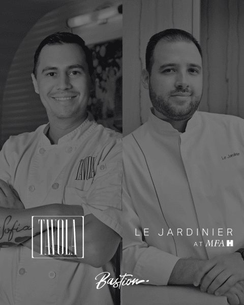 Chef Michael Lara and Felipe Botero
