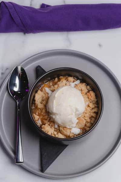 Midnight Train to Georgia Peach Cobbler