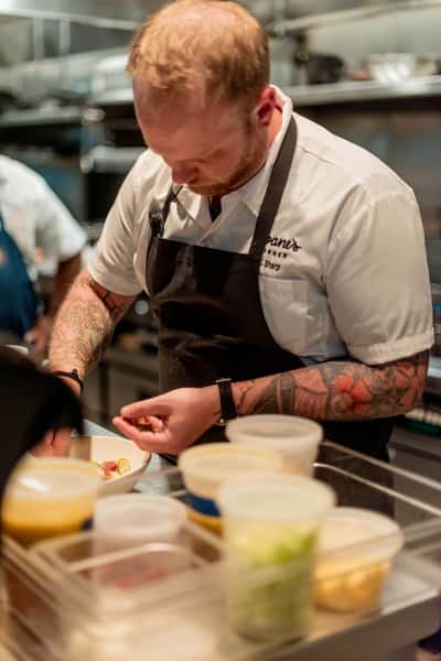 chef preparing food