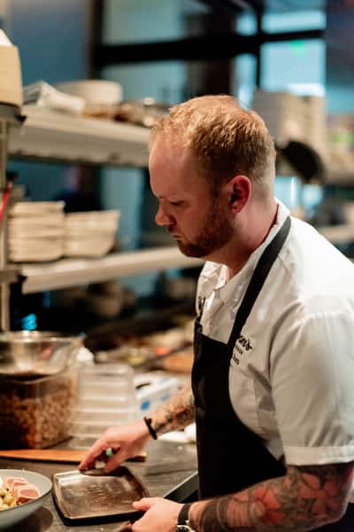 chef preparing food