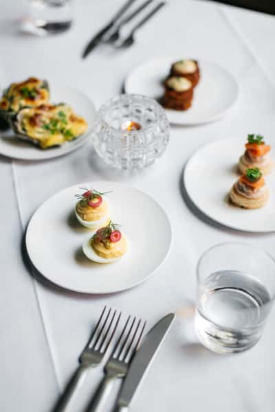 deviled eggs