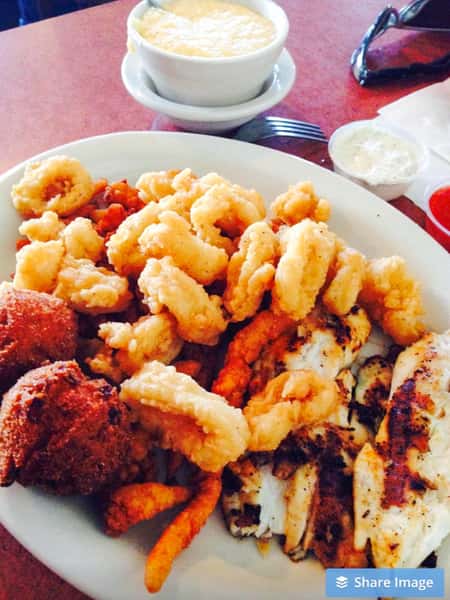 Shrimp and crab