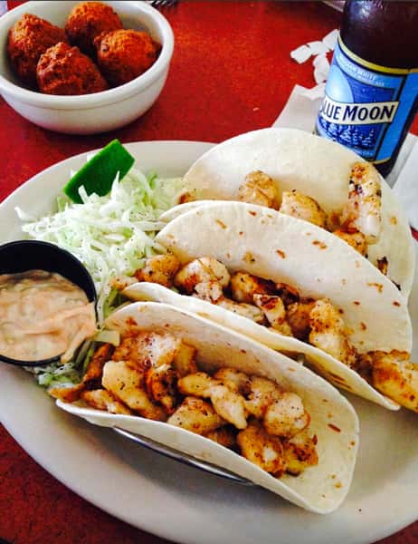 Shrimp tacos