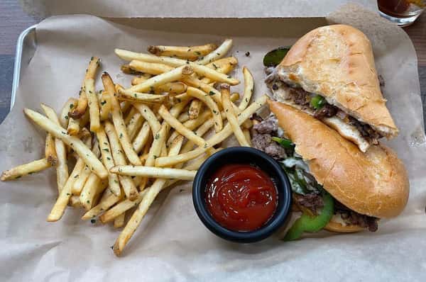 Philly Cheese Steak Sandwich