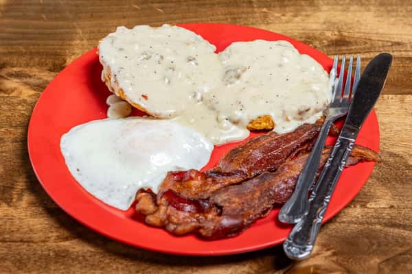 Half Biscuits And Gravy Combo