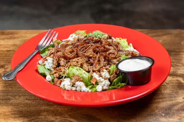 Steak And Bleu Cheese Salad