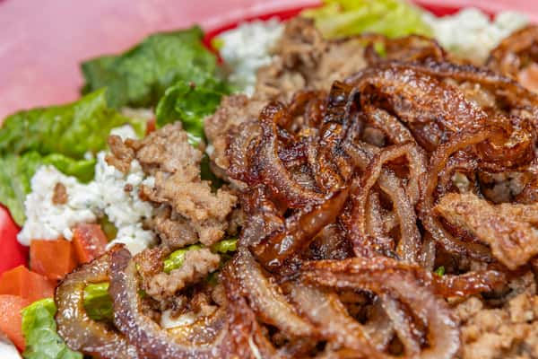 Steak And Bleu Cheese Salad