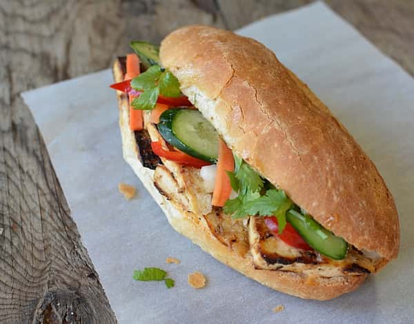 Tofu Stir-fried Tofu Sandwich