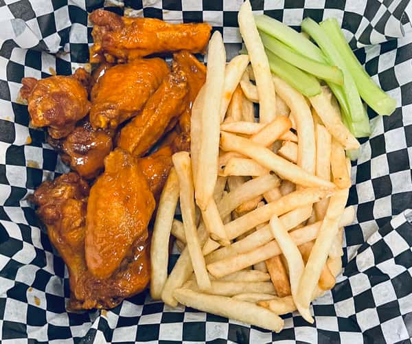 #6 - 10 Bone-in Wings Combo
