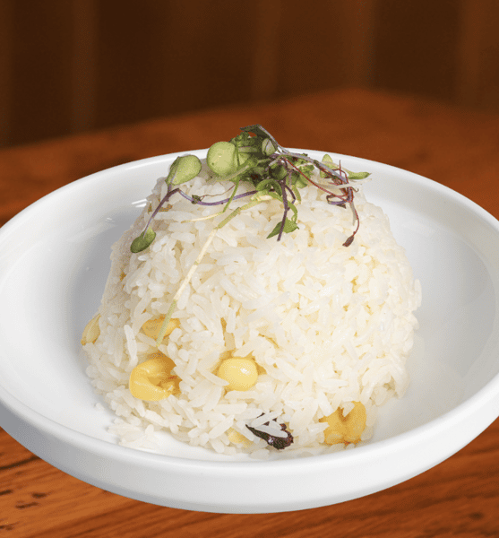 White Rice with Choclo