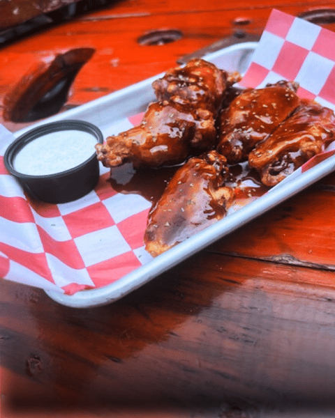 The Upstairs Pub Wing of the Month : Honey BBQ