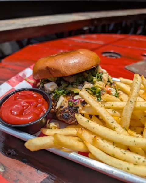 The Upstairs Pub Burger of the Month : Yum Yum Yaki