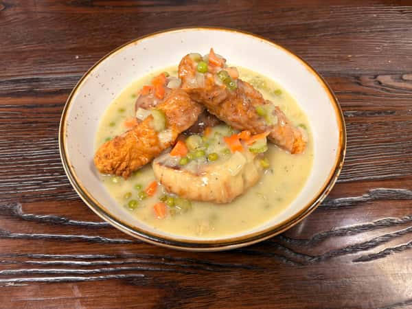 Lunch Fried Chicken Pot Pie