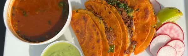 Birria tacos
