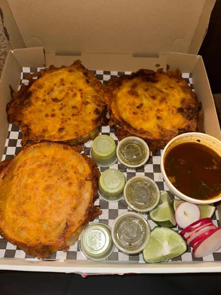 Takeout order of mexican food
