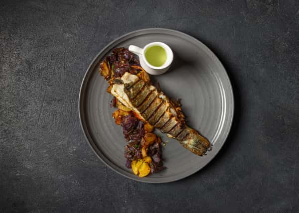 Stuffed Branzino