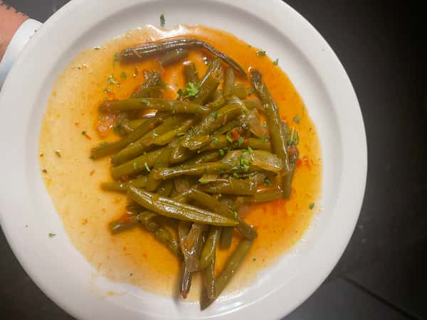 Catering Size Greek Green Beans