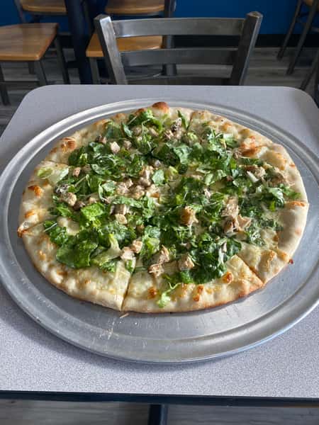 Chicken Caesar Salad Pizza