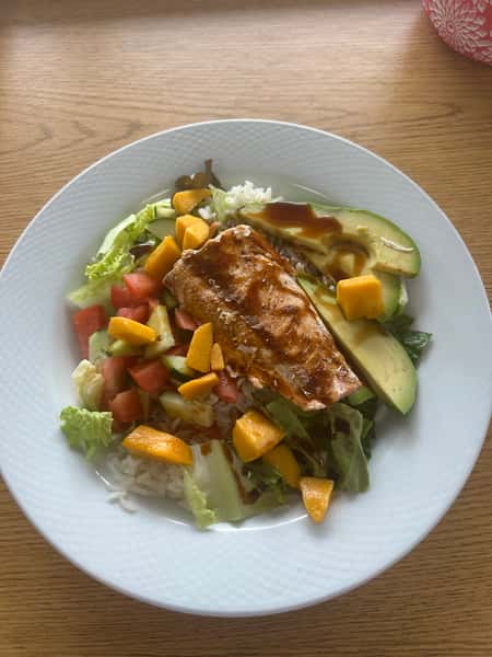 Pacific Salmon Rice Bowl